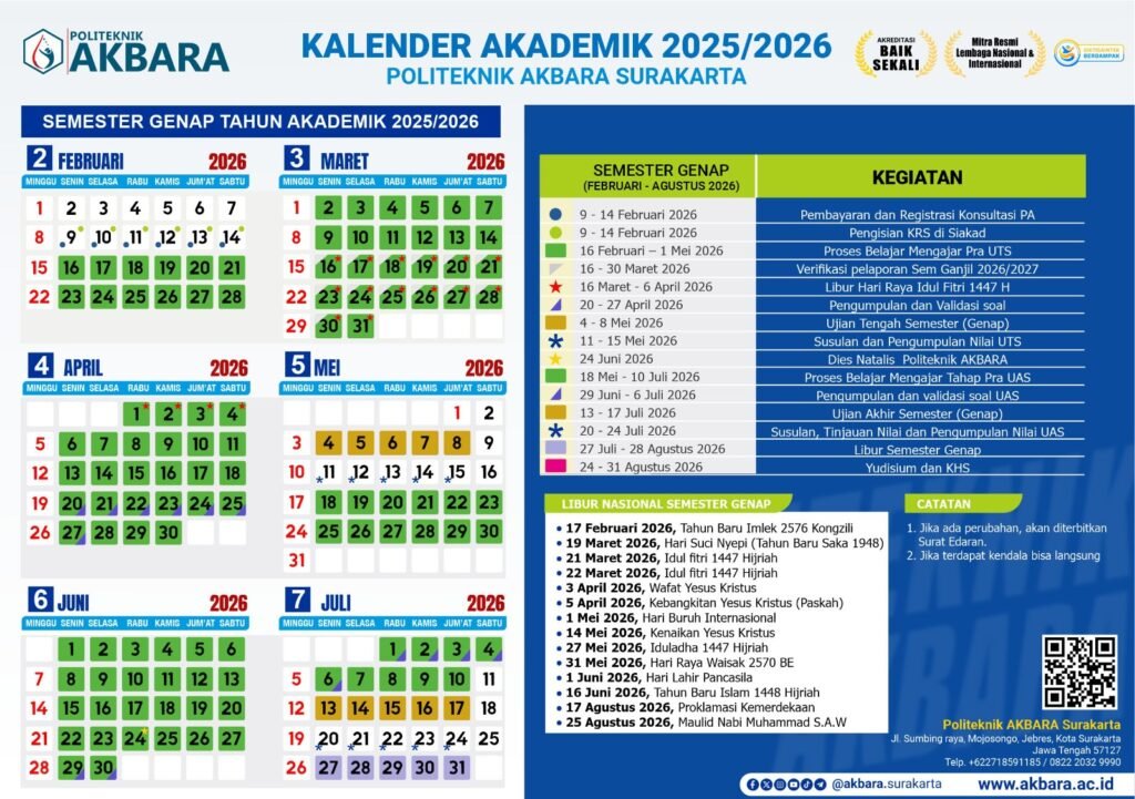 kaldik 2025/2026 Genap