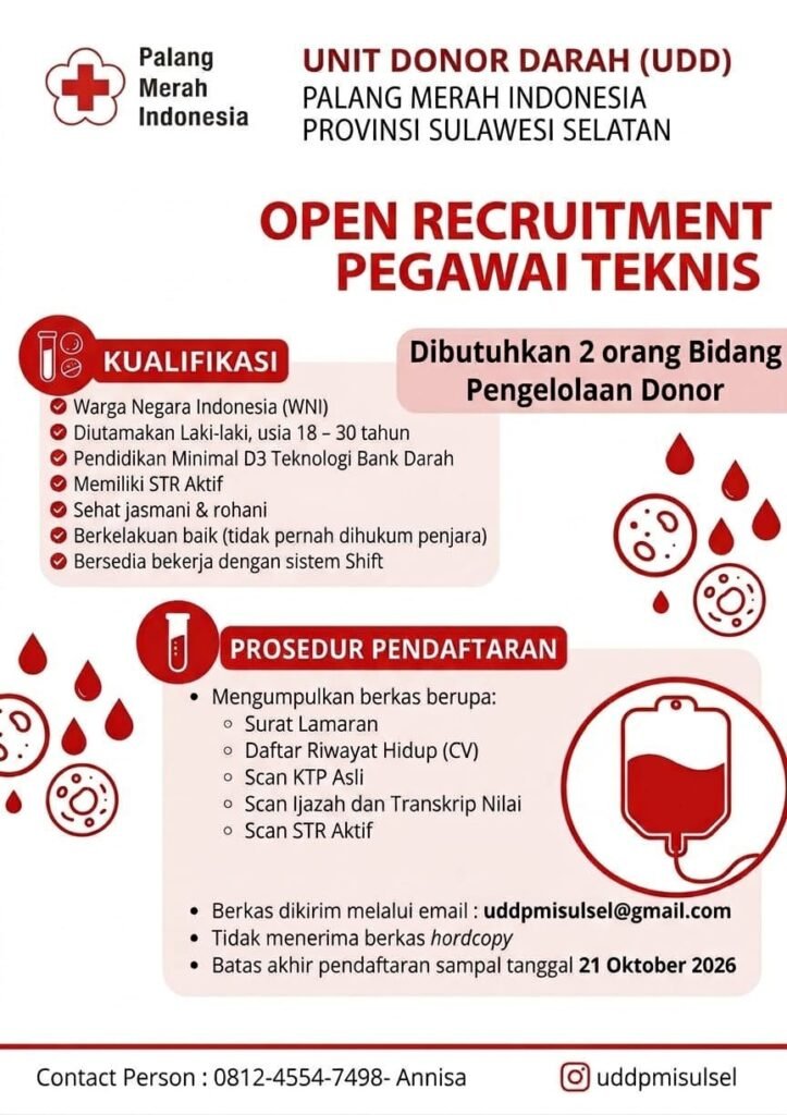lowongan kerja pmi sulsel
